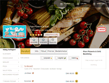Tablet Screenshot of planpizza.dk